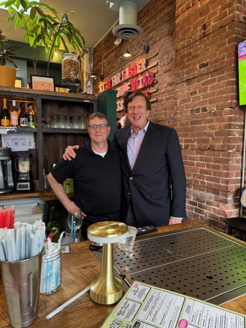 Paul Harrison, manager of Bareburger in Rye