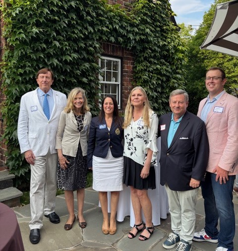 Kurt outside Rye Free Reading Room